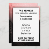 Wir haben Zuhause verschoben, um das Party der Erw Einladung (Vorne/Hinten)