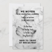 Wir haben Zuhause verschoben, um das Party der Erw Einladung (Vorderseite)