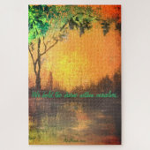 Wir halten das Göttliche in uns selbst Ermutigung Puzzle (Vertikal)