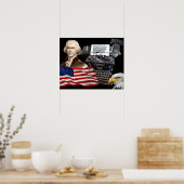 Wir halten diese Wahrheiten - amerikanischer Patri Poster (Küche)