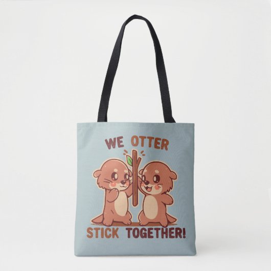 Wir halten OTTER zusammen Tasche (Vorderseite)