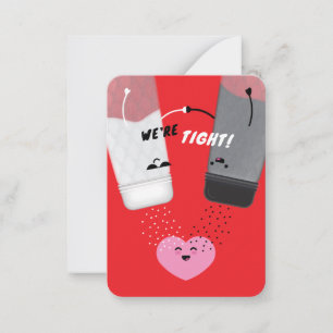 Wir halten zusammen! Glücksschweinchen-Kinder-Vale Mitteilungskarte