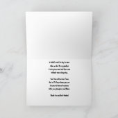 Wir hassen es zu sehen, dass Sie freiwillig in Ren Karte (Innenseite)