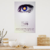 Wir hatten einmal Sterne (gezeichnetes Poster) Poster (Küche)