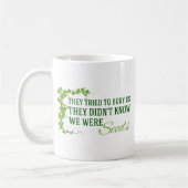 Wir hatten inspirierendes Zitat Kaffeetasse (Links)