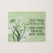 Wir hatten inspirierendes Zitat Puzzle (Horizontal)