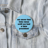 Wir hatten niemals Fake News... Button (Beispiel)