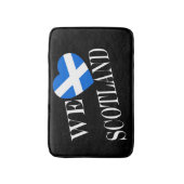 Wir Heartflag Scotland wt bmcent Badematte (Vorderseite Vertikal)