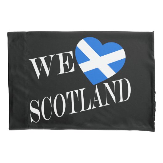Wir heartflaggen Scotland Kissenbezug (Vorderseite)