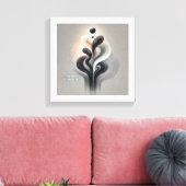 Wir heben, während wir aufsteigen - Inspirationska Leinwanddruck (Insitu (Wohnzimmer))