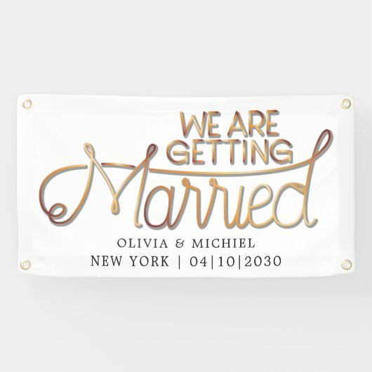 wir heiraten Auto Banner (Horizontal)