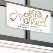 wir heiraten Auto Banner (Äußeres Gebäude)