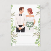 Wir heiraten! begleitkarte (Rückseite)