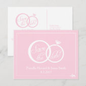 Wir heiraten das Datum der Postkarte (Vorne/Hinten)