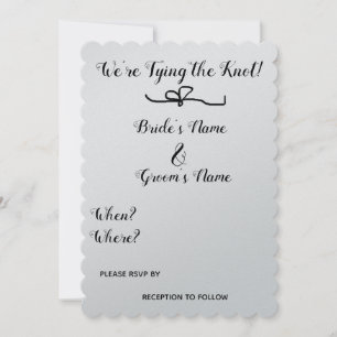 Wir heiraten! einladung