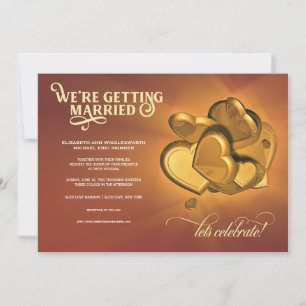 Wir heiraten Hochzeitseinladung (V3) Ankündigung