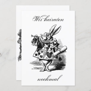 Wir heiraten nochmal – Vermählung – Hochzeit Einladung