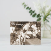 Wir heiraten... postkarte (Stehend Vorderseite)