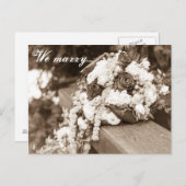 Wir heiraten... postkarte (Vorne/Hinten)