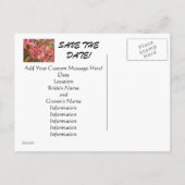 Wir heiraten! Postkarten Save the Date (Rückseite)