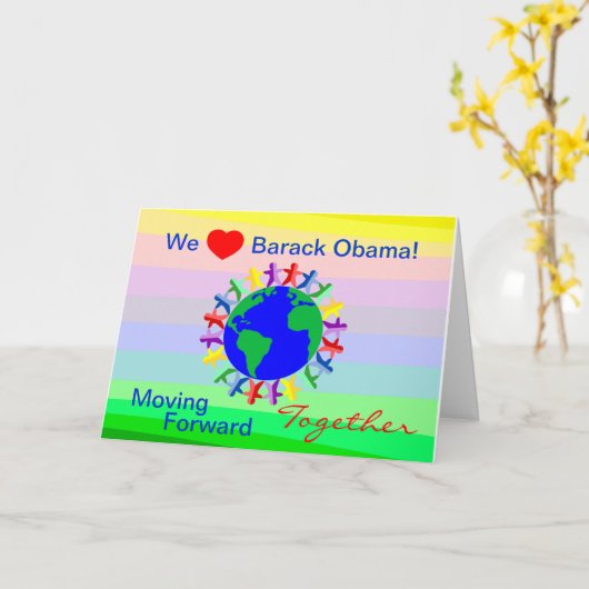 Wir Herz Barack Obama! Abstimmung auf 11/06/12 Karte (Gelbe Blume)