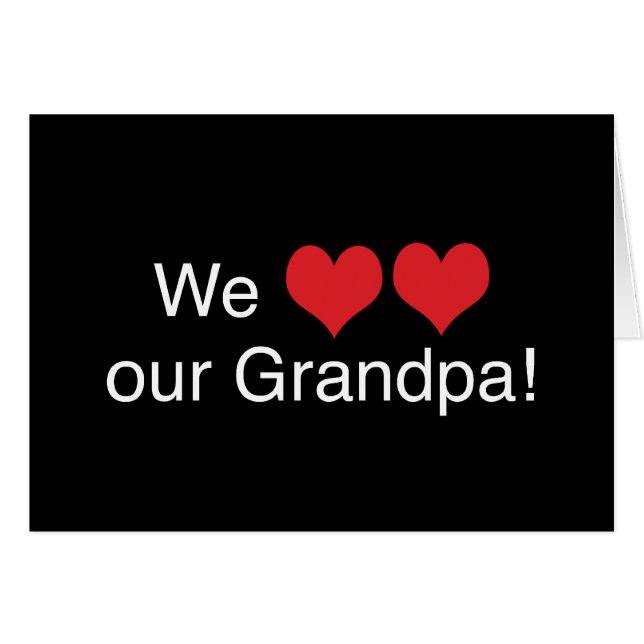Wir Herz-Großvater (Vorderseite (Horizontal))