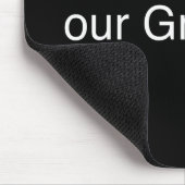 Wir Herz-Großvater Mousepad (Ecke)