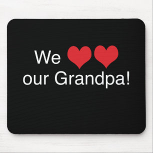 Wir Herz-Großvater Mousepad