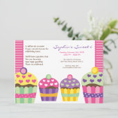 Wir "Herz-" Kuchen-Einladung Einladung (Stehend Vorderseite)