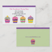 Wir "Herz-" Kuchen-Visitenkarte Visitenkarte (Vorne/Hinten)