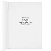 Wir Herz / Liebe Irisch, St. Patrick's Day, Niedli (Innen (Rechts))