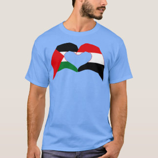 Wir Herz Palästina Yemen Patriot Serie T-Shirt