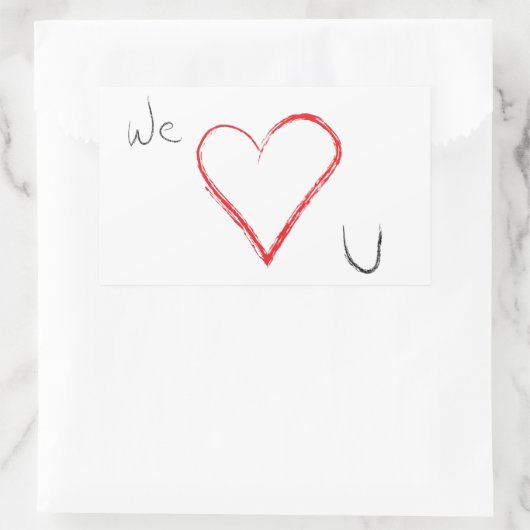 wir heulen Aufkleber (Tasche)