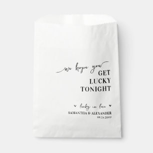 Wir hoffen, dass du heute Abend Niedliche Hochzeit Geschenktütchen