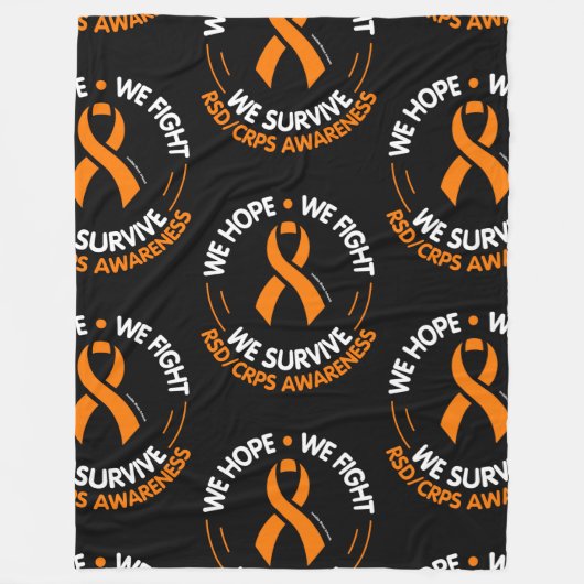 Wir hoffen, dass wir kämpfen und überleben... RSD/ Fleecedecke (Vorderseite)