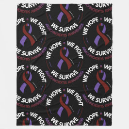 Wir hoffen, dass wir kämpfen, wir überleben... Ara Fleecedecke