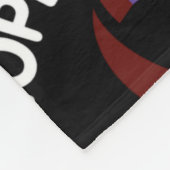 Wir hoffen, dass wir kämpfen, wir überleben... Ara Fleecedecke (Ecke)