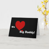 Wir hören Big Daddy Card Karte (Gelbe Blume)