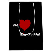 Wir hören Big Daddy Mittlere Geschenktüte (Rückseite)