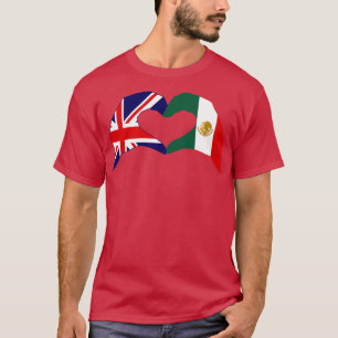 Wir hören UK Mexico Patriot Flag Serie T-Shirt