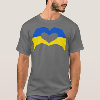 Wir hören Ukraine Patriot Flag Serie T-Shirt