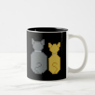 Wir ignorieren Sie Kätzchen-Tasse Zweifarbige Tasse