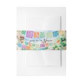 Wir in Mexiko | Aquarellbilder Einladungsbanderole (Vorderseite Beispiel)