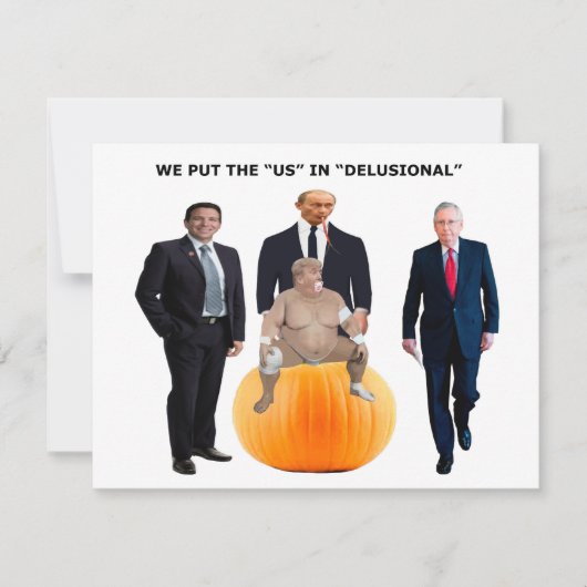 Wir in Wahnvorstellungen Mitteilungskarte (Vorderseite)