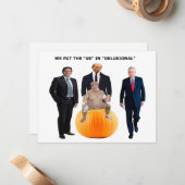 Wir in Wahnvorstellungen Mitteilungskarte (Vorderseite/Rückseite Beispiel)