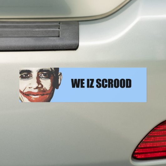 Wir iz scrood autoaufkleber (Auf Auto)
