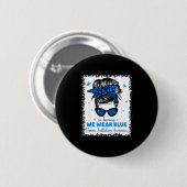 Wir Januar Blau Menschenhandelsbewusstsein Button (Vorne & Hinten)