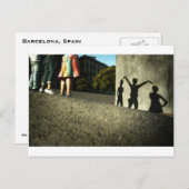 Wir jubeln, tanzen, wir handeln verrückt postkarte (Vorne/Hinten)