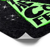 Wir kamen für den Kaffee Poster (Ecke)