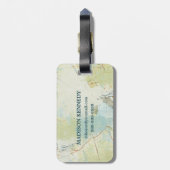 Wir kamen, sahen wir, liebten wir Zitat und Karte Gepäckanhänger (Rückseite vertikal)